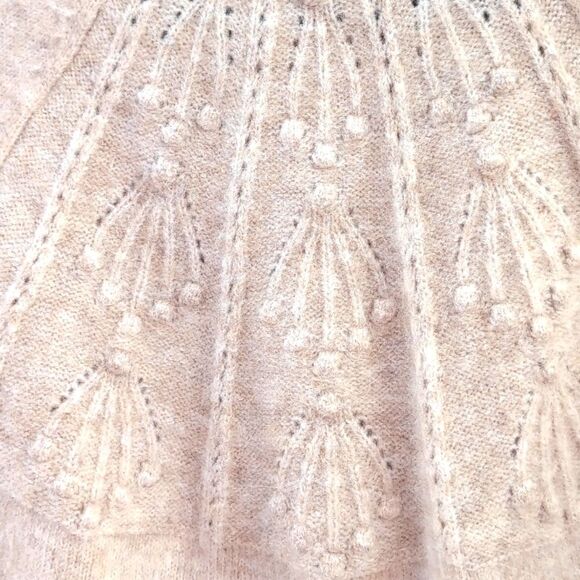 Boden Cream Mini Cable Knit Sweater Dress Sz 2 - Picture 5 of 12